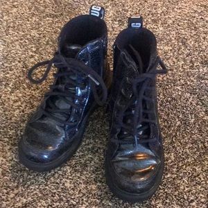 UGG Watherproof Glitter Black Boots